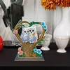 DIY Winter Owl Diamond Painting Ornaments（Single-Sided）