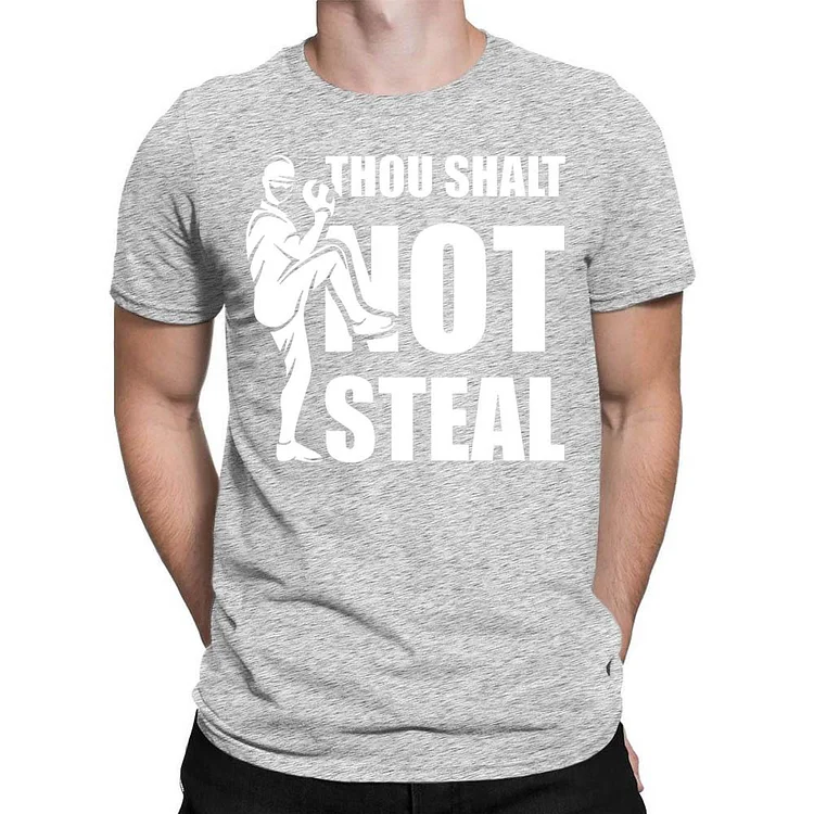 Thou shalt not steal Men's T-shirt-Annaletters