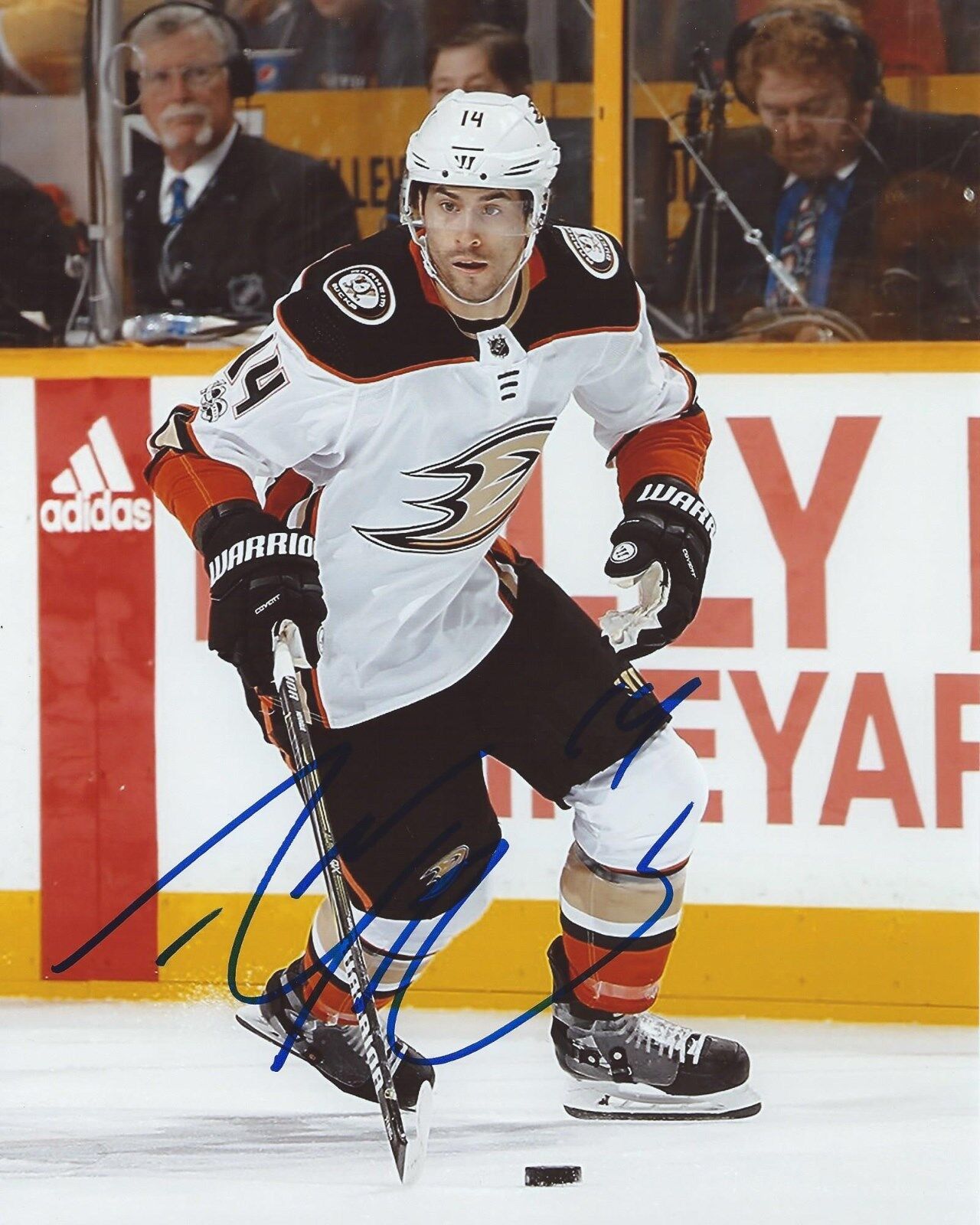 Adam Henrique Signed 8x10 Photo Poster painting Anaheim Ducks Autographed COA