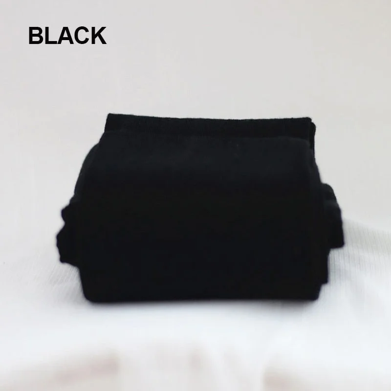 Warm Pantyhose Tights High Elastic Waist Thick Stockings Tights Female Striped Pantyhose 16 Solid Color Autumn Winter Tights