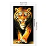 (Stamped/Counted) King Of Beasts - 14CT Cross Stitch 45*84cm/17.72*33.07in (Big Size)