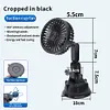 Sucker Electric Car Fan 12V 24V USB Operated Fan for Truck SUV Sedan RV Van Boat