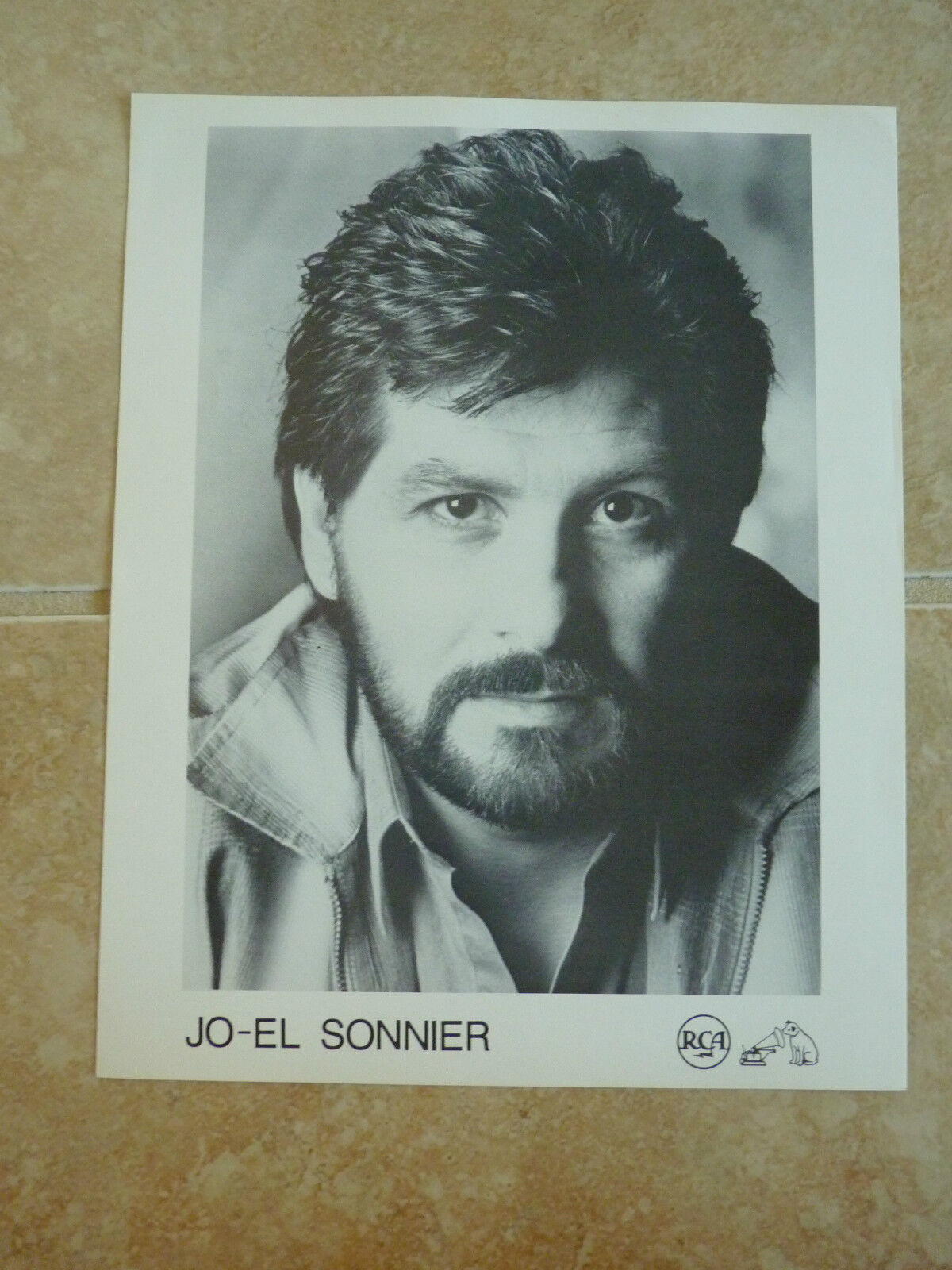 Jo-El Sonnier 8x10 Country Music Fan Club Photo Poster painting Picture Page