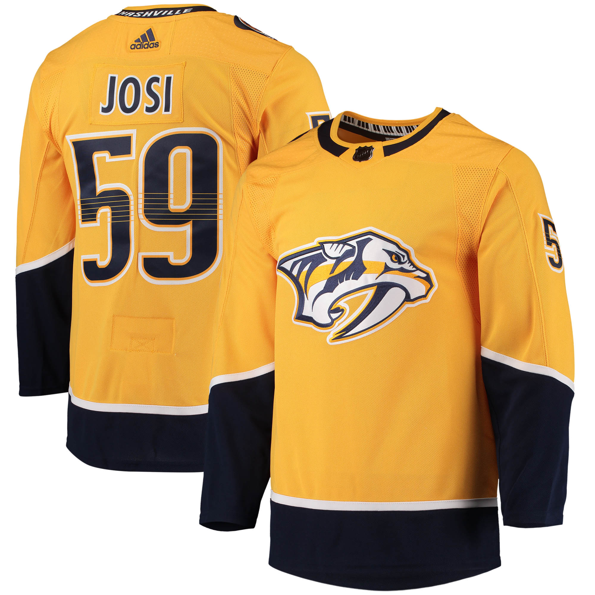Roman Josi Nashville Predators  Home Primegreen    Jersey – Gold mysite