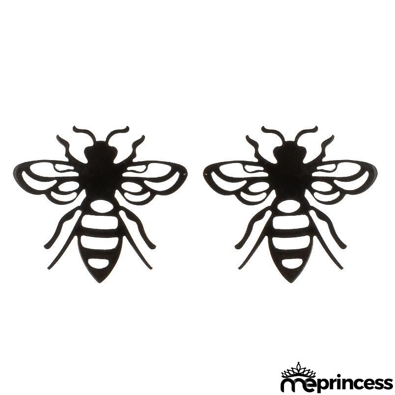 Women Fashion Hollow Eagle Owl Snake Dolphin Bee Giraffe Elephant Dog Cat Rabbit Fish Bird Penguim Stainless Steel Stud Earrings