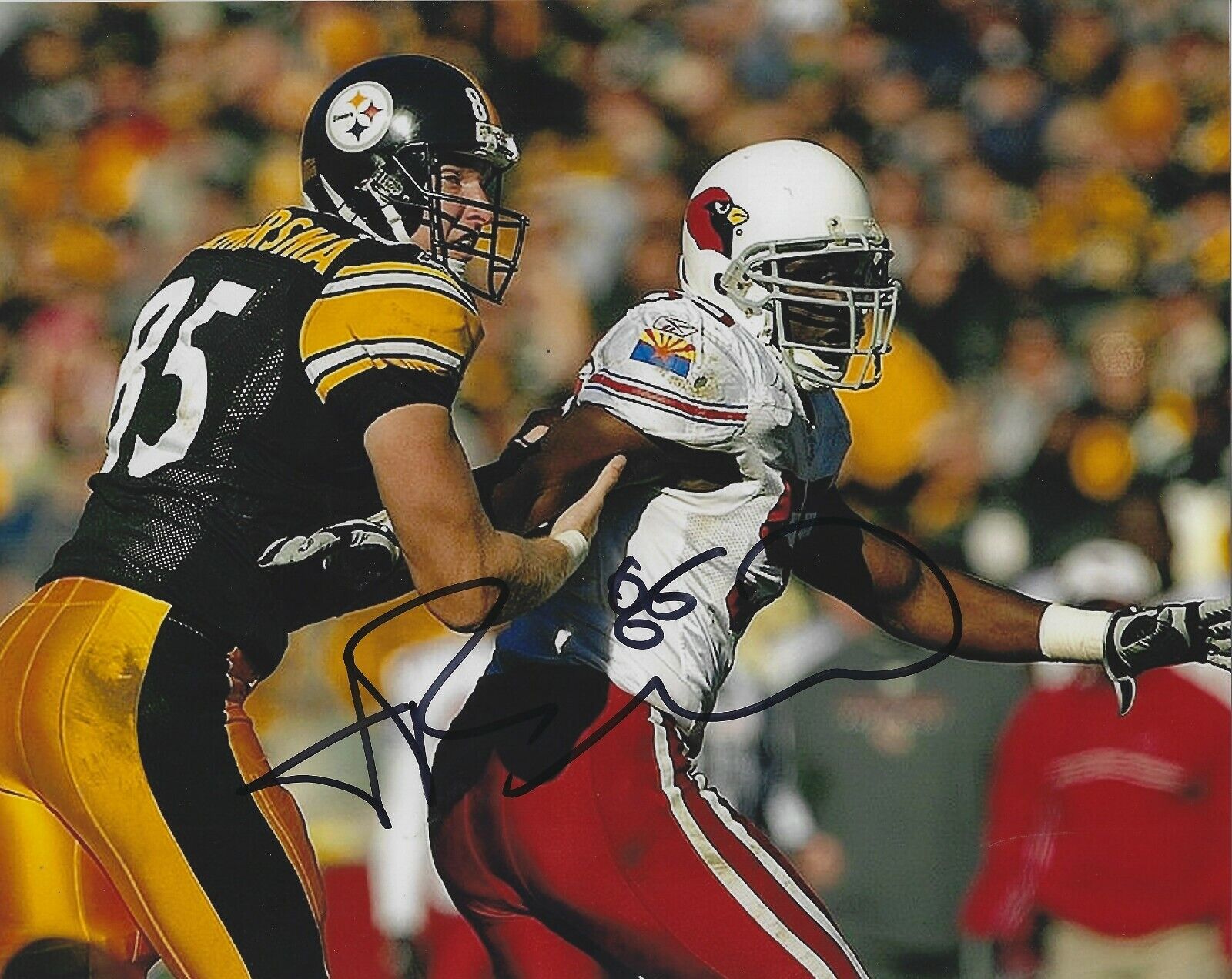 Signed 8x10 JAY RIEMERSMA Pittsburgh Steelers Autographed Photo Poster painting - w/COA