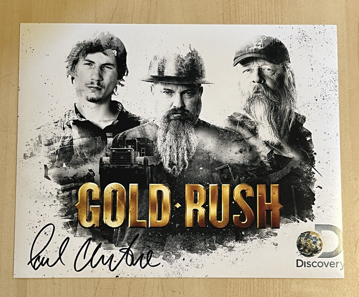 PAUL CHRISTIE HAND SIGNED 8x10 Photo Poster painting AUTOGRAPHED GOLD RUSH SHOW NARRATOR COA