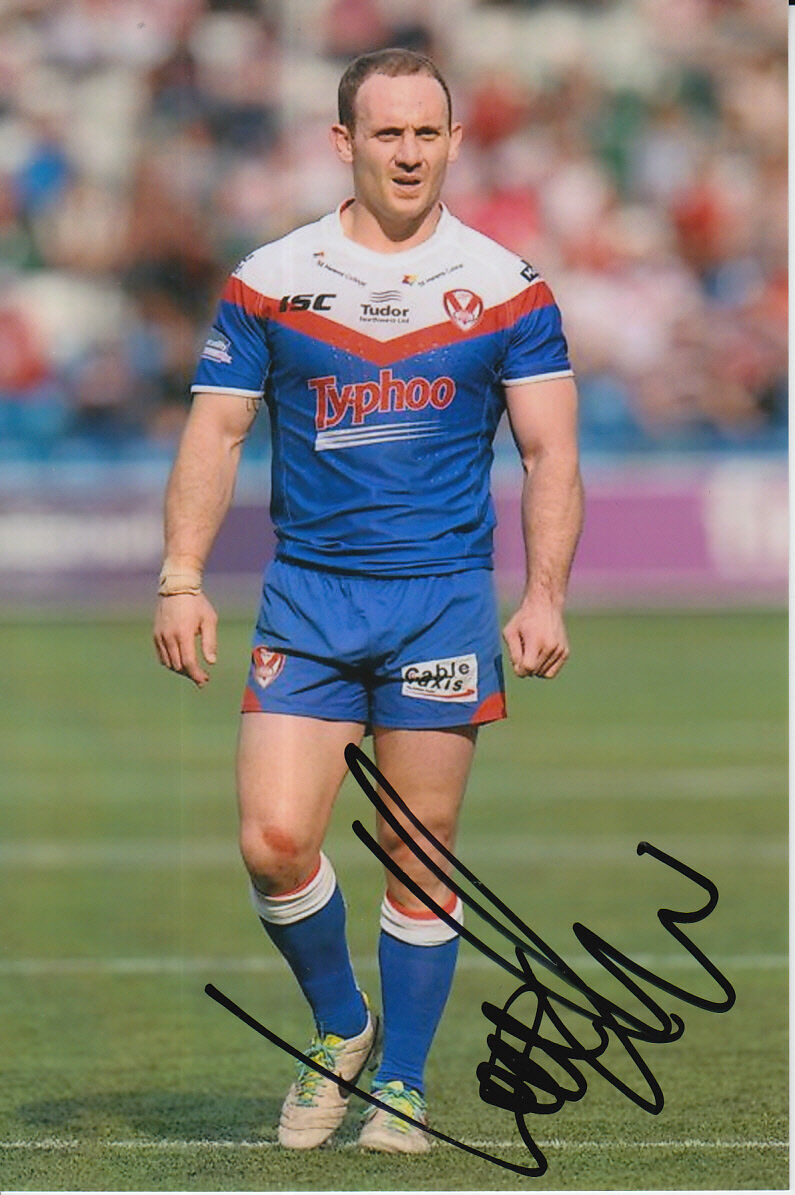 ST HELENS HAND SIGNED LOUIE MCCARTHY-SCARSBROOK 6X4 Photo Poster painting 8.