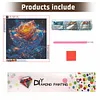 Diamond Painting -DIY Round Drill Shiny Rose(40x40cm)
