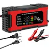 12V 6A Car Battery Charger LCD Display Car Battery Maintainer for Car Motorcycle
