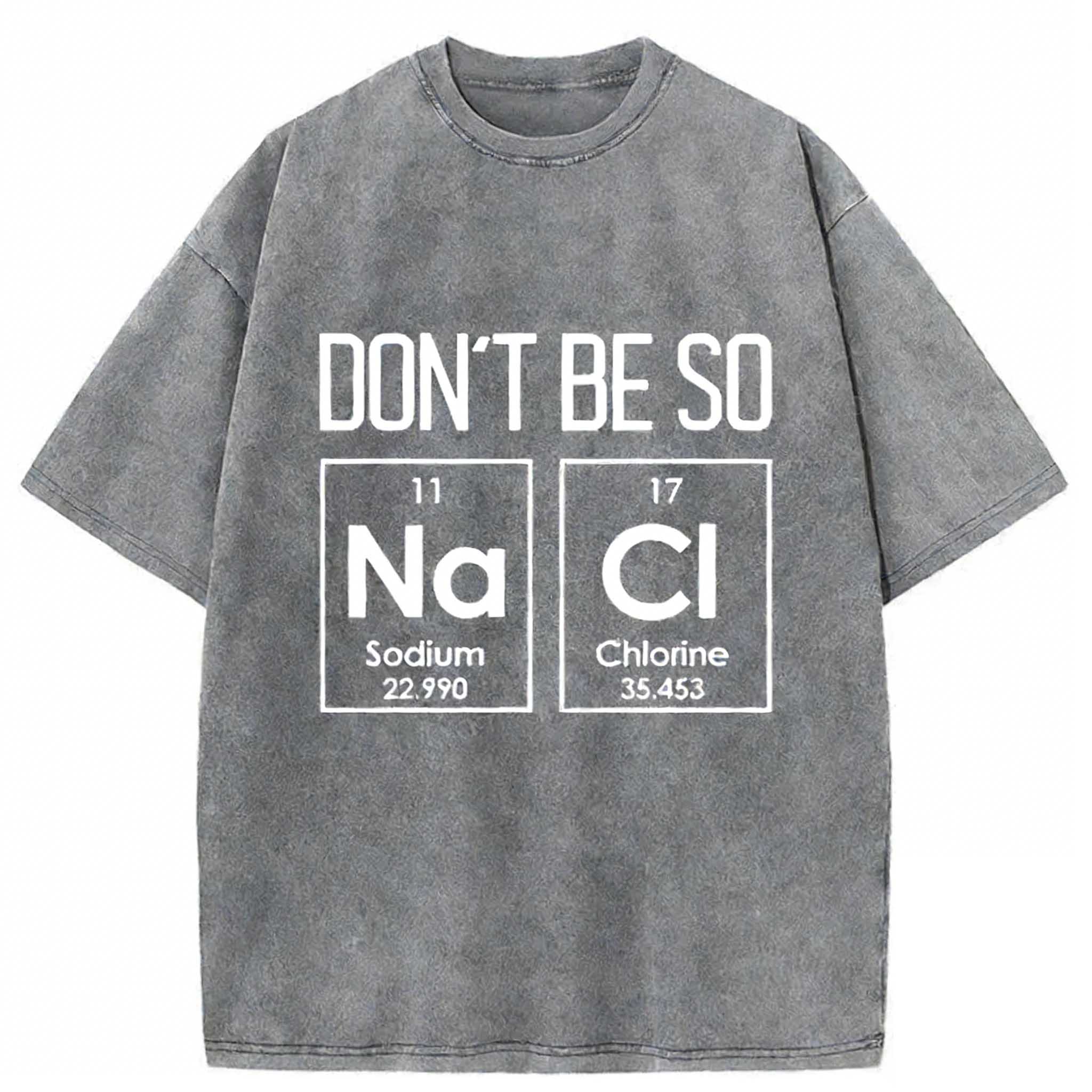 Salty Funny Washed T-shirt elevenforest