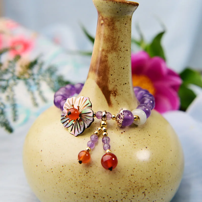 Ancient Tree Thousand Vine Amethyst Bracelet