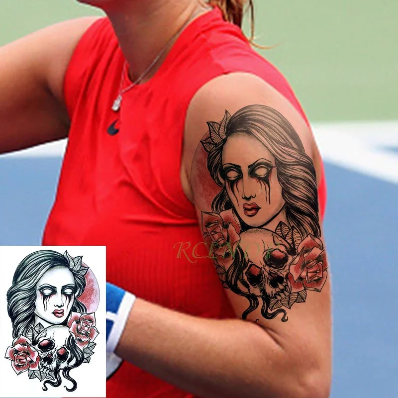 Waterproof Temporary Tattoo Sticker Tribal totem old school fake tatto flash tatoo tatouage Stickers hand arm for girl women men