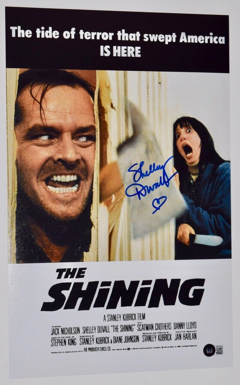 Shelley Duvall Signed Autograph The Shining 11x17 Movie Poster Photo Poster painting Beckett COA