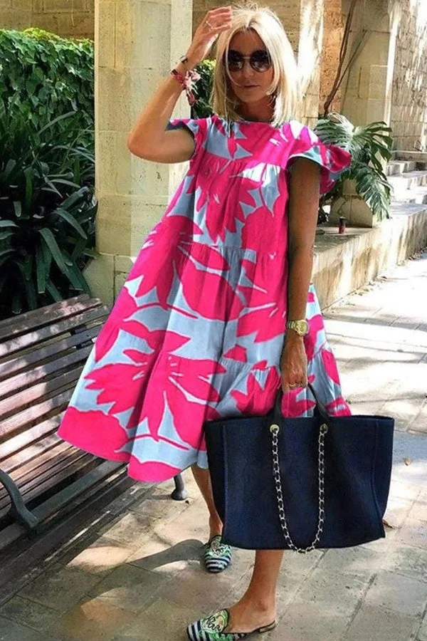Lovely Sweet Print A-line Dress