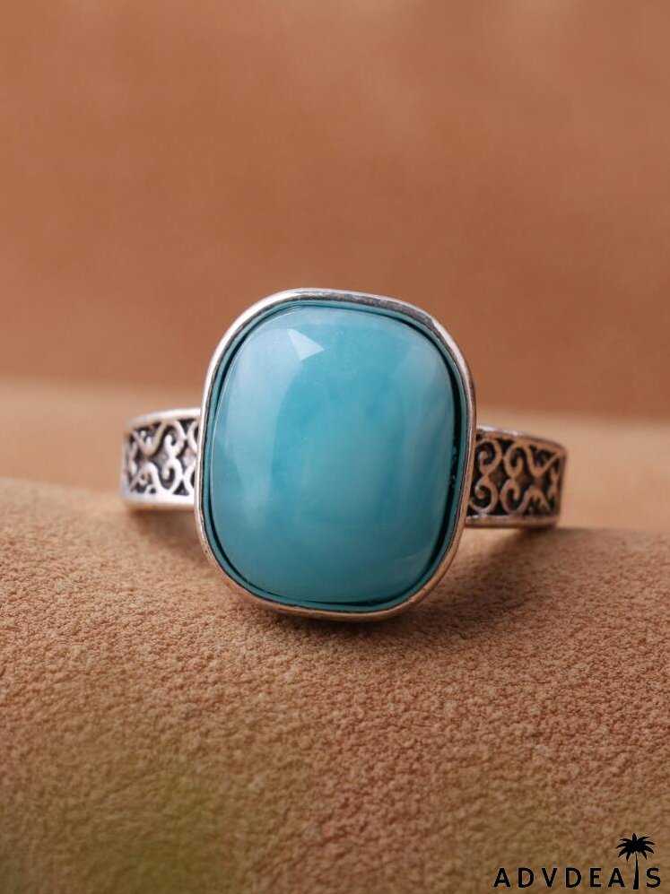 Geometric Resin Decor Ring