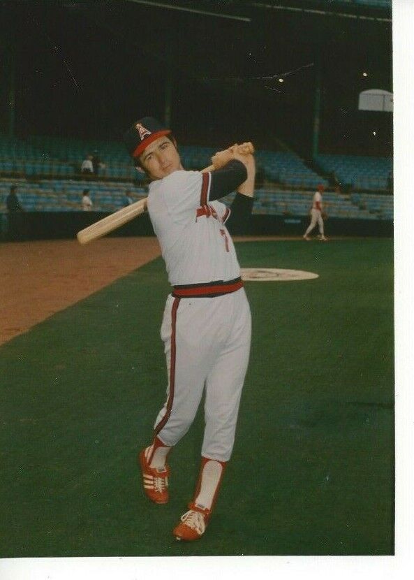 Billy Grabarkewitcz Original 5x7 George Brace Photo Poster painting California Angels C538