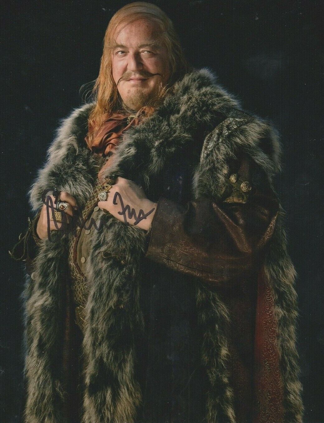 Stephen Fry **HAND SIGNED** 10x8 Photo Poster painting ~ The Hobbit ~ AUTOGRAPHED