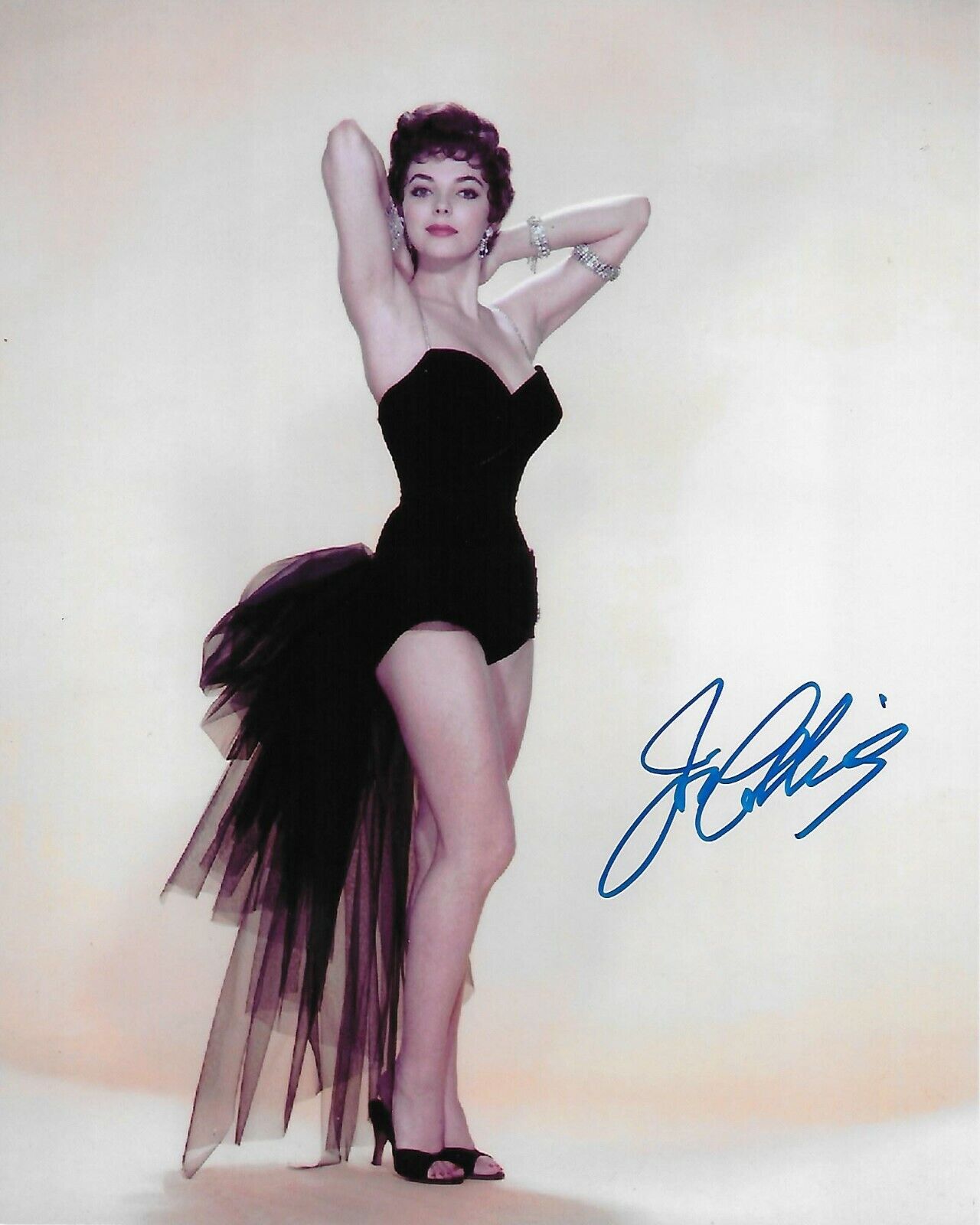 Joan Collins Original Autographed 8X10 Photo Poster painting #47 signed @Hollywood Show -Dynasty