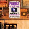 Prince - Panneaux en &eacute;tain m&eacute;tallique(20*30cm/30*40cm) - Musique