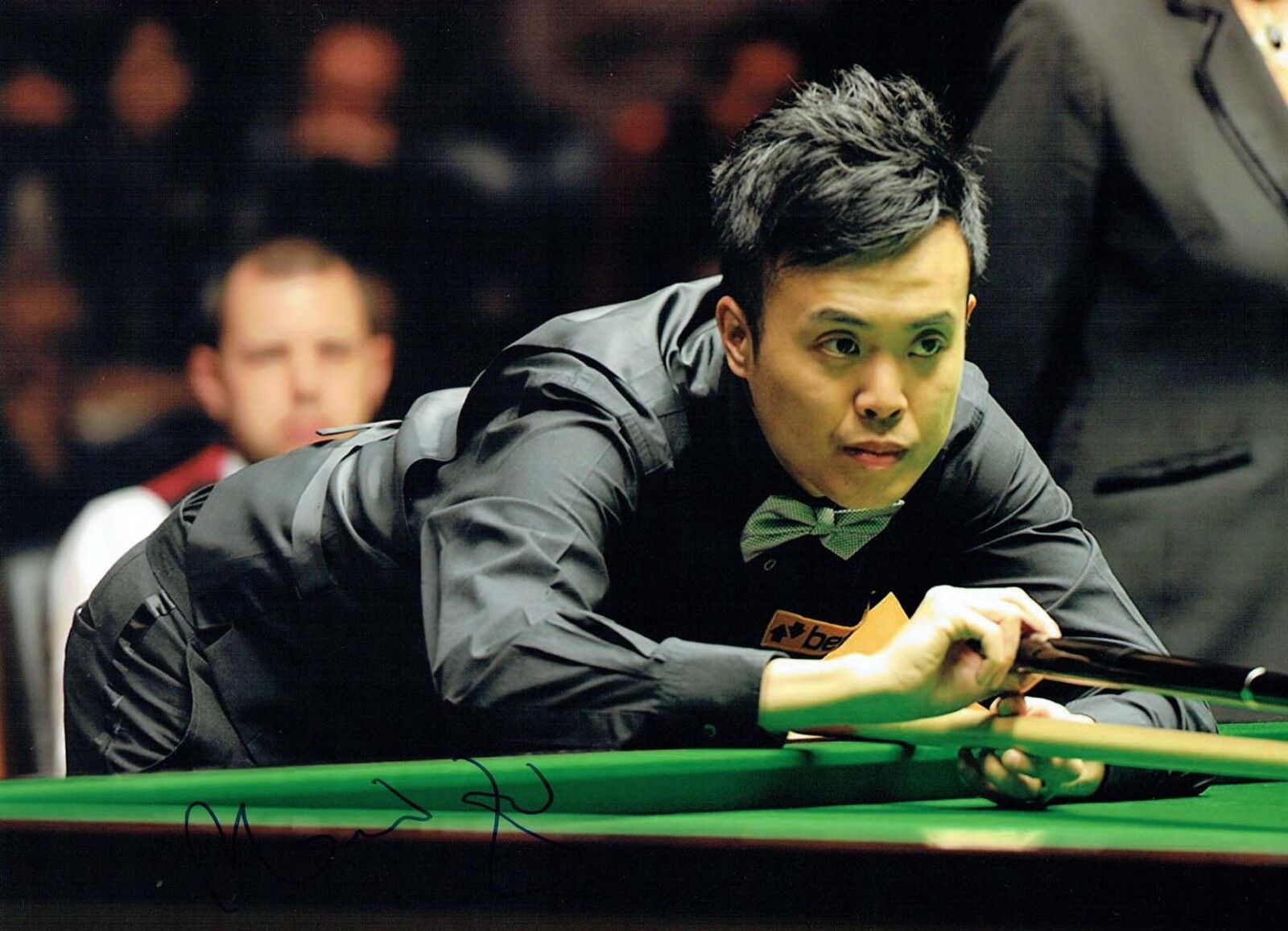 Marco FU 2018 Signed Autograph 16x12 SNOOKER Photo Poster painting C AFTAL COA Crucible