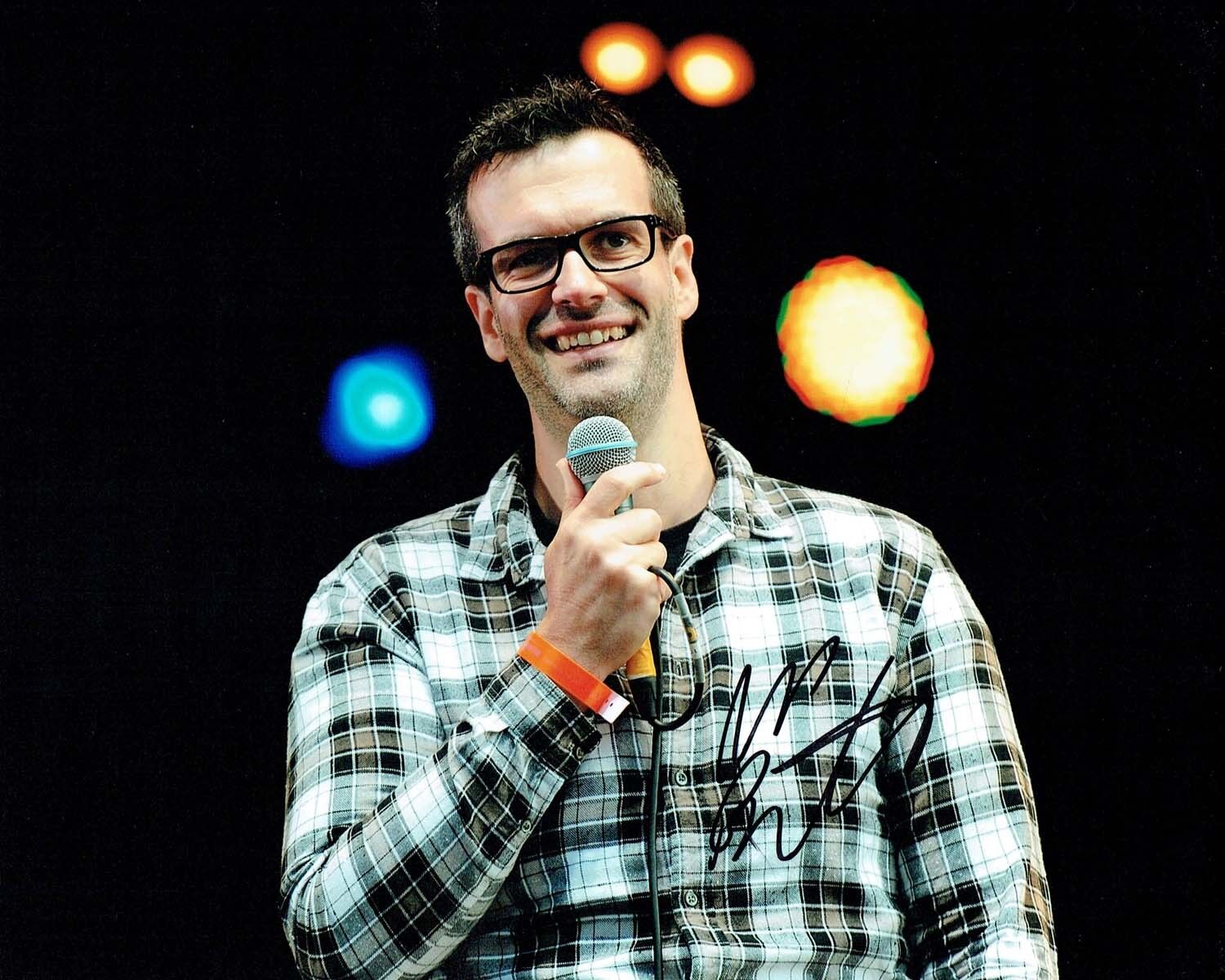 Marcus BRIGSTOCKE Signed Autograph 10x8 Photo Poster painting 2 AFTAL COA Stand Up Comedian