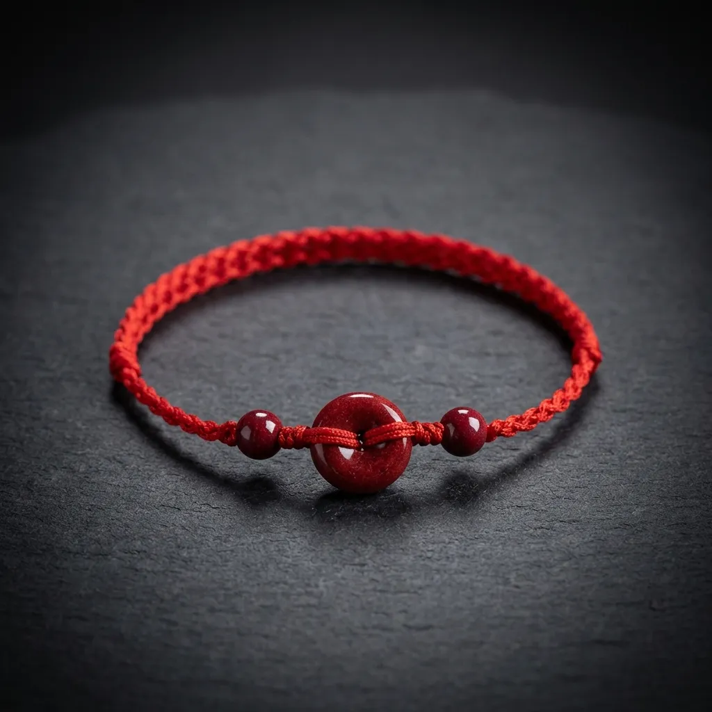 The Vermilion Aura | Artisan Cinnabar Safety Amulet Classic Vermilion