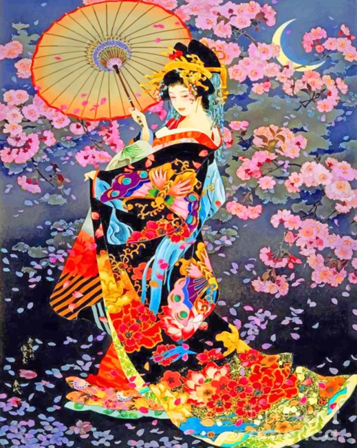 

Chinese Asian Woman – Paint By Numbers - 40*50CM, 501 Original