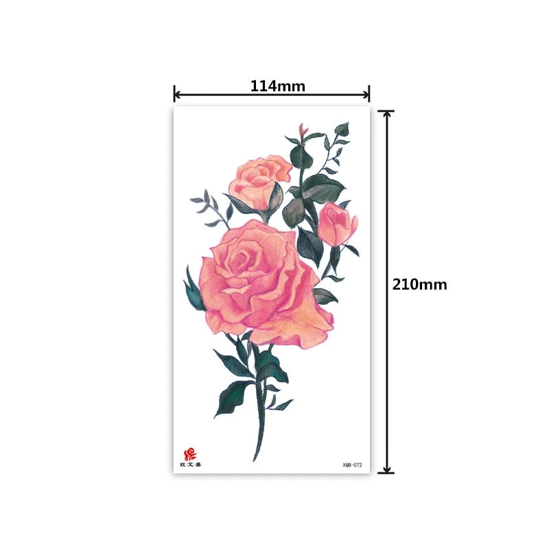 Tattoo Applique Arm Men and Women Small Full Arm Waterproof Tattoo Sticker Symbol Totem Animal Skull Text Tattoo Sticker