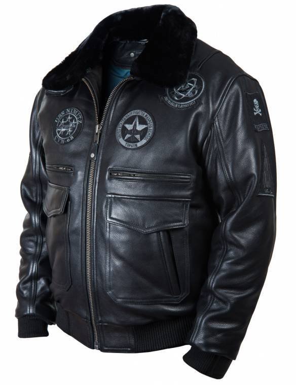 e???Christmas Sale 50% OFFe??? - TOP GUN JOLLY ROGERS FLIGHT LEATHER JACKET BROWN[SOLD OUT]