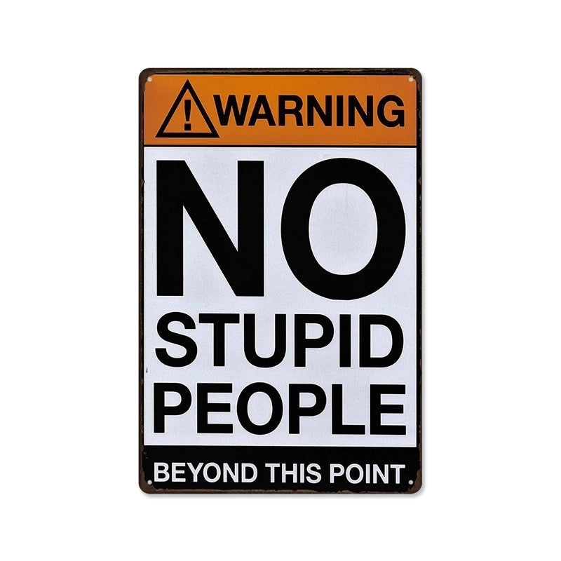 Casual Cartoon Letter Iron Pendant Wall Art