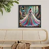 Girl In A Gorgeous Dress-Full Round Diamond Painting 40*40CM