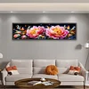 Peony-11CT Stamped Cross Stitch 135*40cm/53.15*15.75in(Big Size)