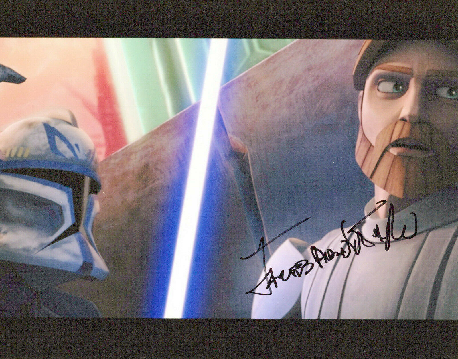 James Arnold Taylor Star Wars Clone Wars autographed Photo Poster painting signed 8X10 #3 Obi