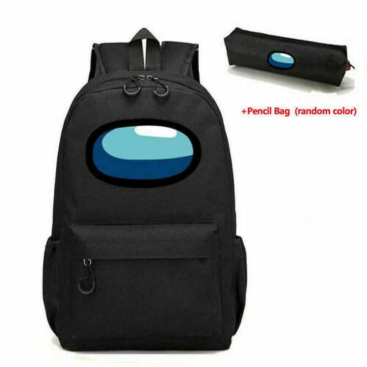 Among Us Game Backpack School Bag Travel Rucksack Free Pen Bag Gift
