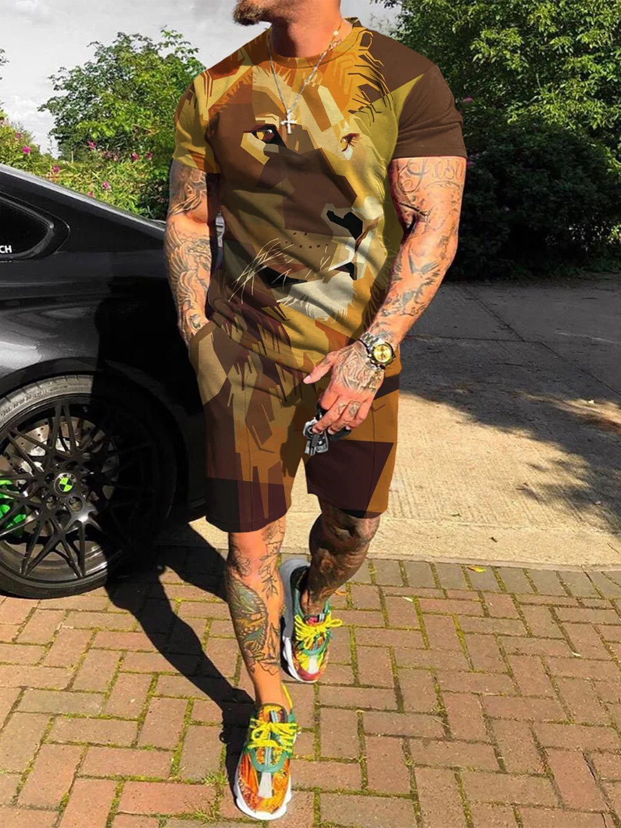 Men's Street Fashion Brown Tiger Print Casual Suit.jpg Men's Street Fashion Brown Tiger Print Casual Suit.jpg