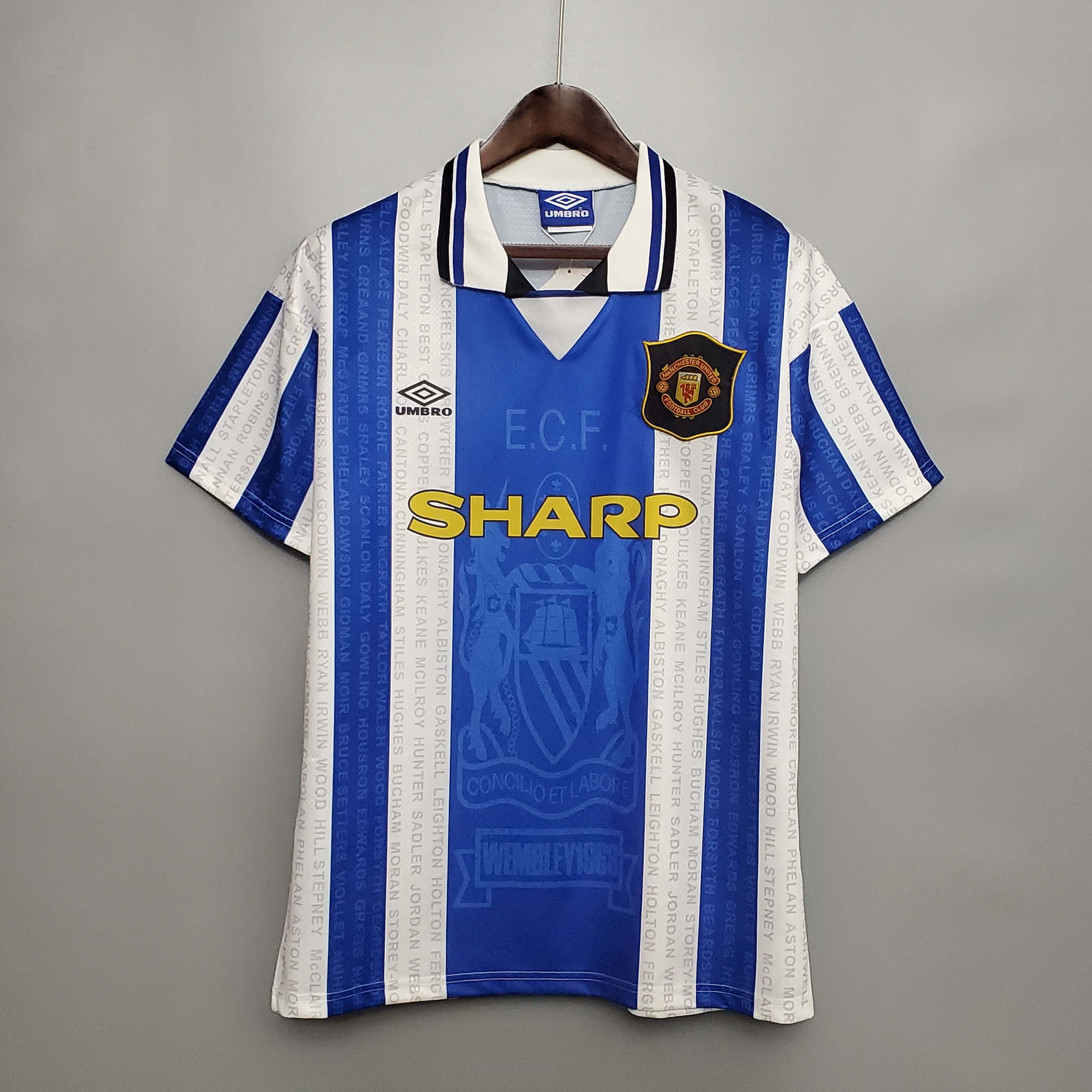 1994-1996 Retro Manchester United Third Away Football Shirt 1:1 Thai Quality