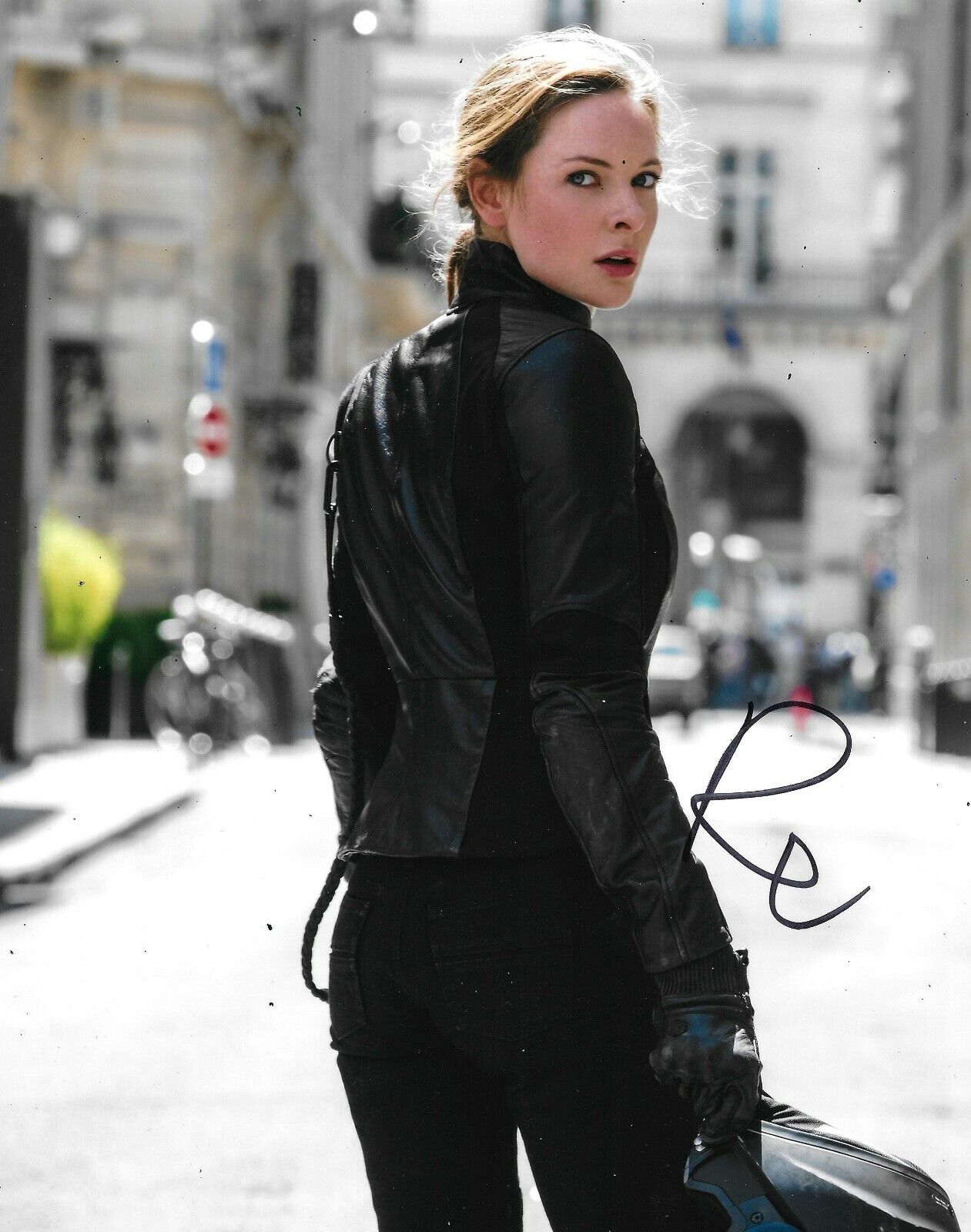 Rebecca Ferguson Signed Mission Impossible: Fallout 10x8 Photo Poster painting AFTAL