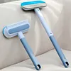 Pet Multi-function Brusher Long Handle Manual Hair Remover Brush for Carpet Bed