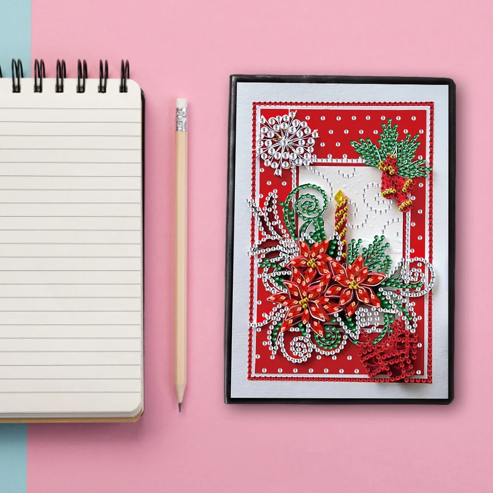 Special Shaped Diamond Painting 50 Pages A5 Notebook DIY Sketchbook【No Strip】