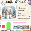 Diamond Painting - Partial Special Shaped Drill - Winter Horse(Canvas|30*30cm)