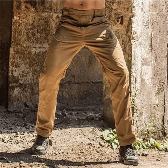 2022 Mens Tactical Waterproof Cargo Pants Soldier Work Combat Hiking Trousers Outdoor