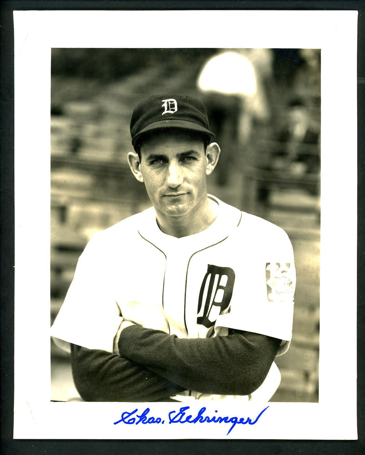 Charlie Gehringer Signed Autographed 8 x 10 Photo Poster painting Detroit Tigers