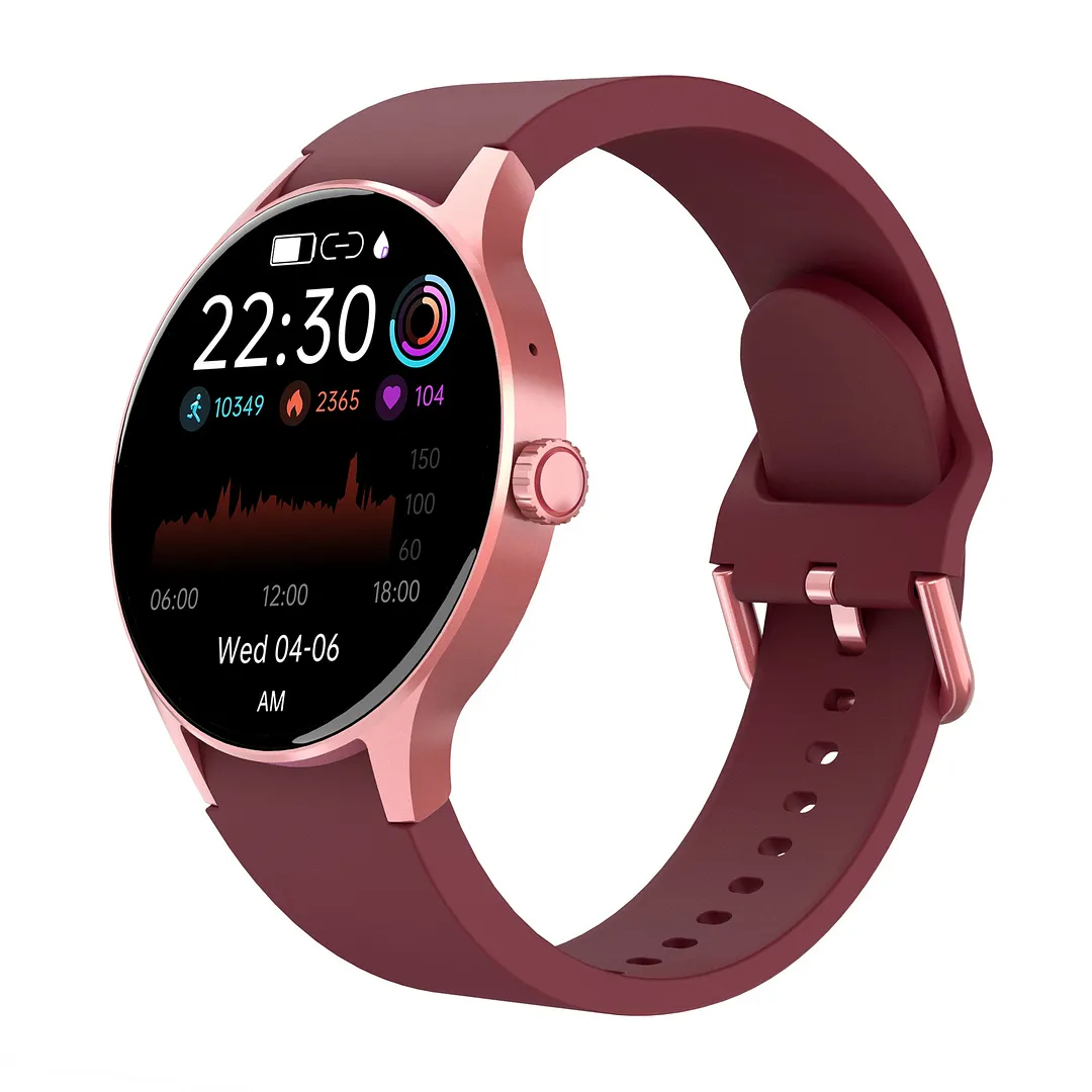 Blood Pressure Blood oxygen Monitoring Bluetooth Talk Play Music Health Waterproof Smartwatch