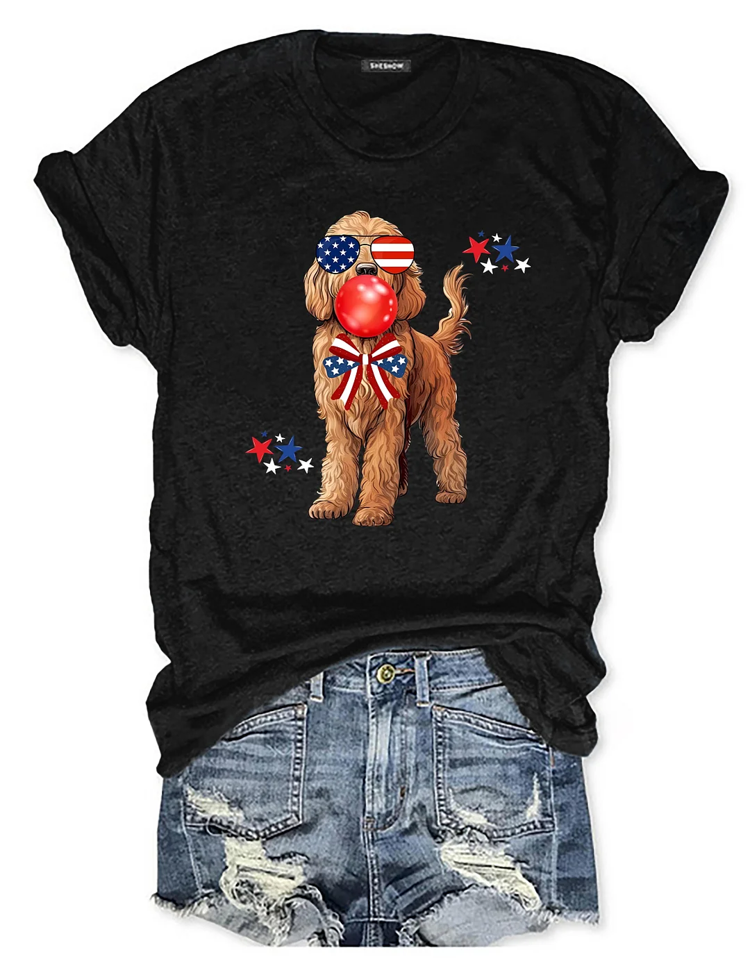 Goldendoodle 4th Of July T-shirt