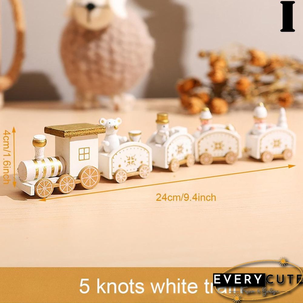 Christmas Wooden Little Train Merry Christmas Decoration For Home Christmas Ornaments New Year Gifts Xmas Decor Navidad Noel