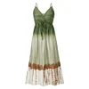 Gioiacombo&trade; Nuovo abito con bretelle tie-dye per la primavera e l'estate