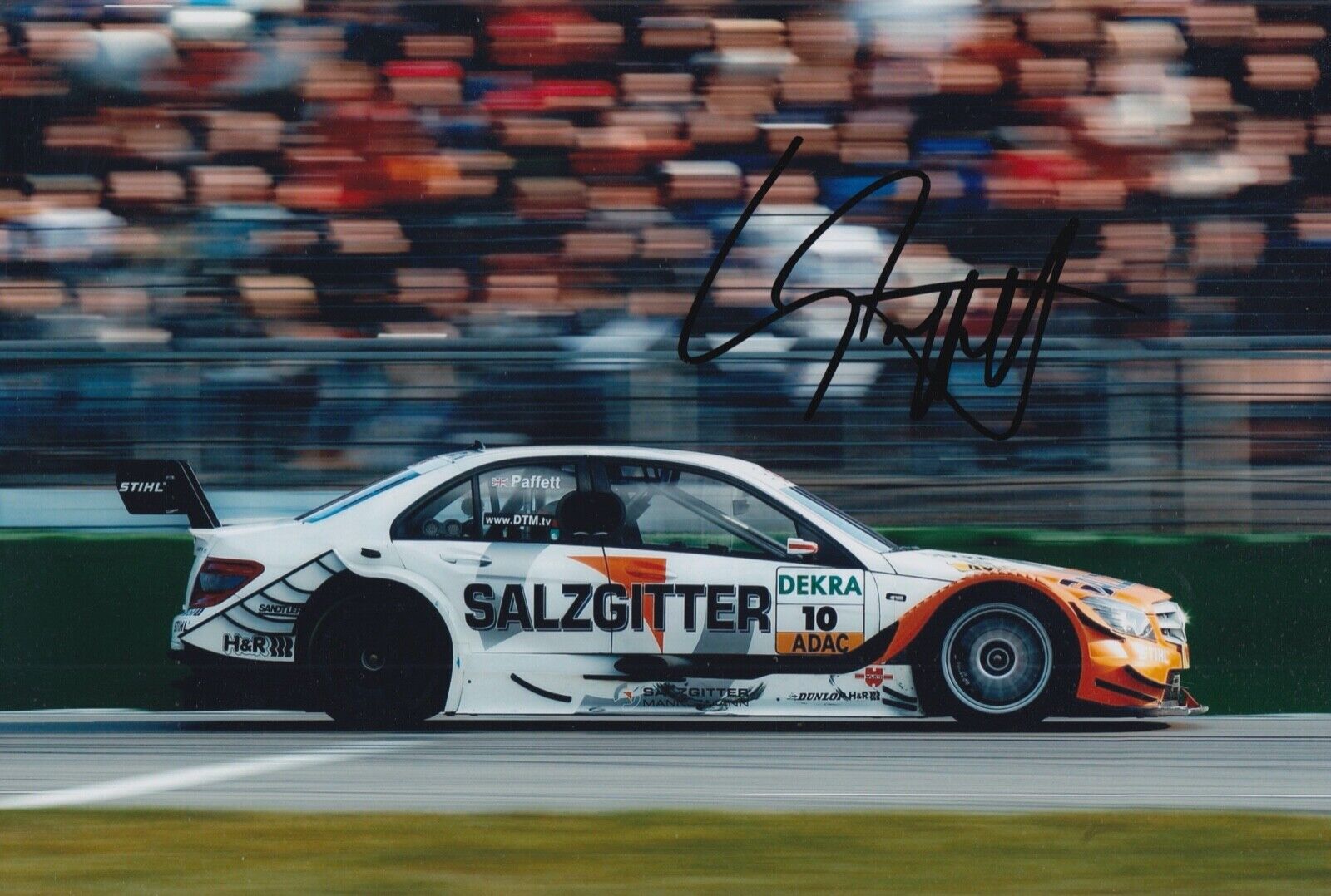 Gary Paffett Hand Signed 12x8 Photo Poster painting Touring Cars Autograph Mercedes-Benz 3