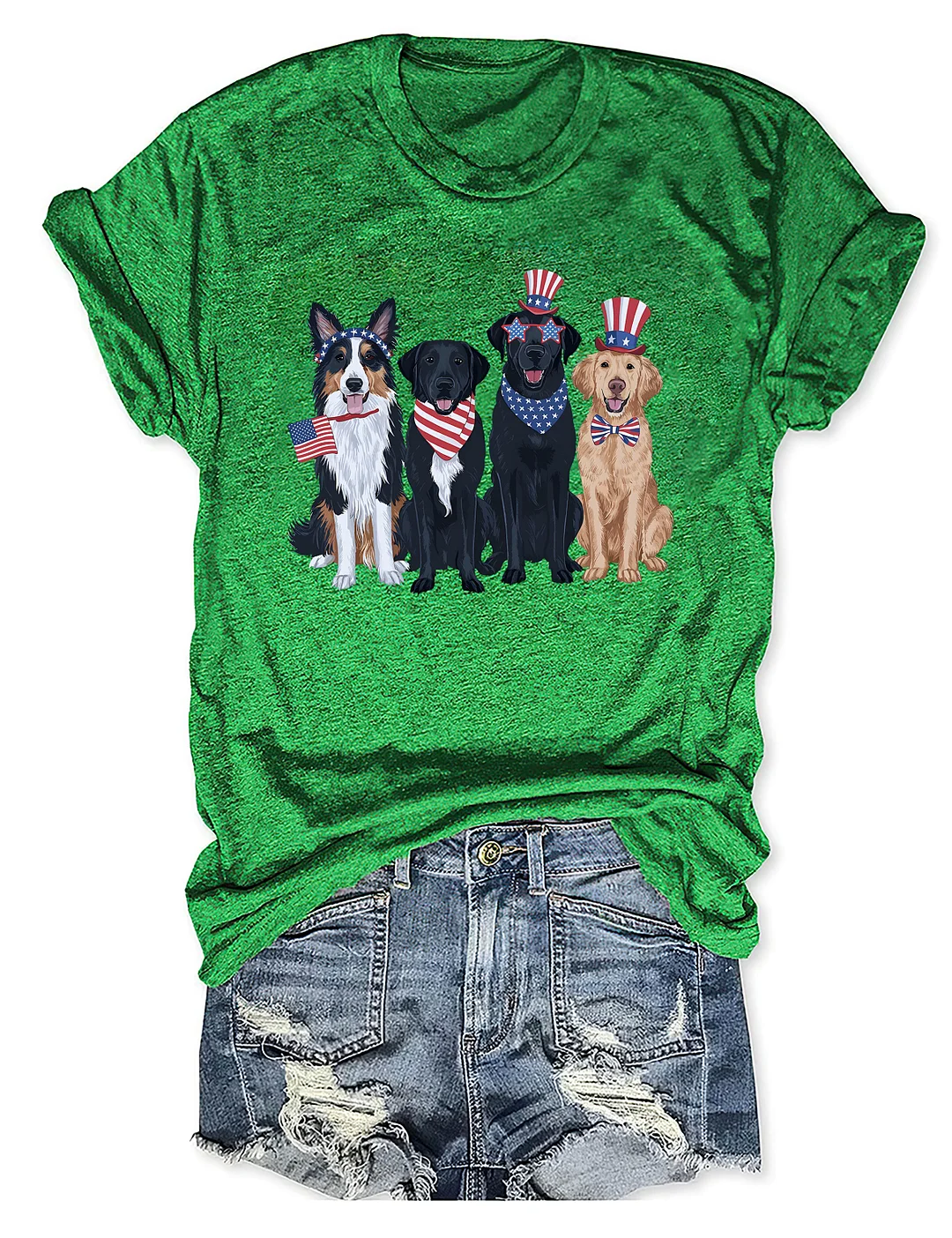Golden Retriever 4th Of July T-shirt