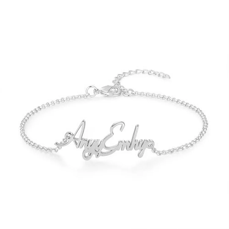 Personalized Name Bracelets Gold Gift For Her